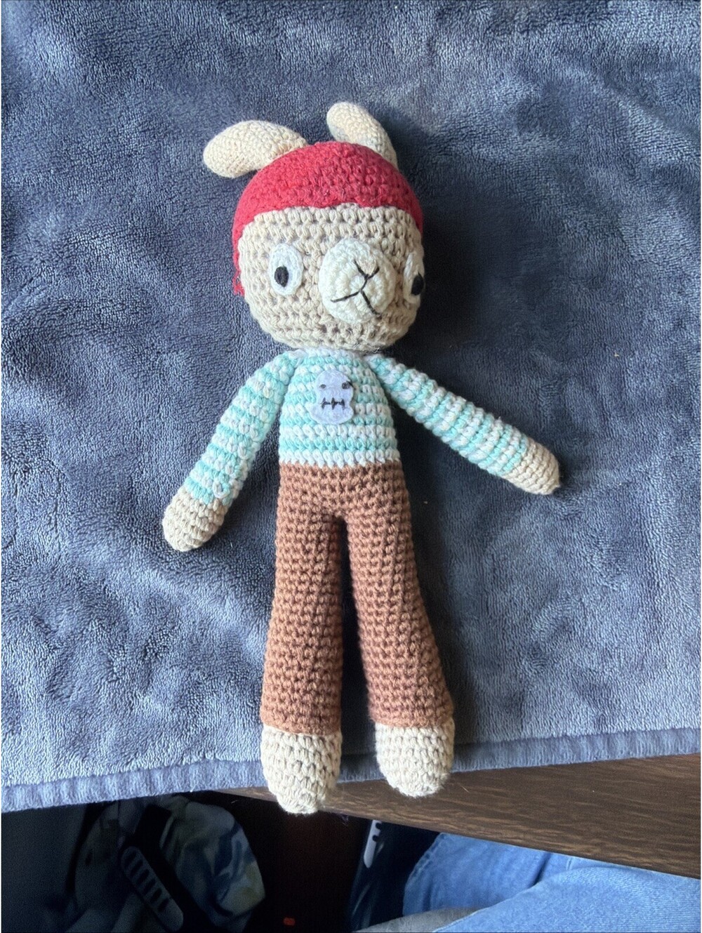 Kuddyco Crocheted Pirate Bunny 10 “ Plush